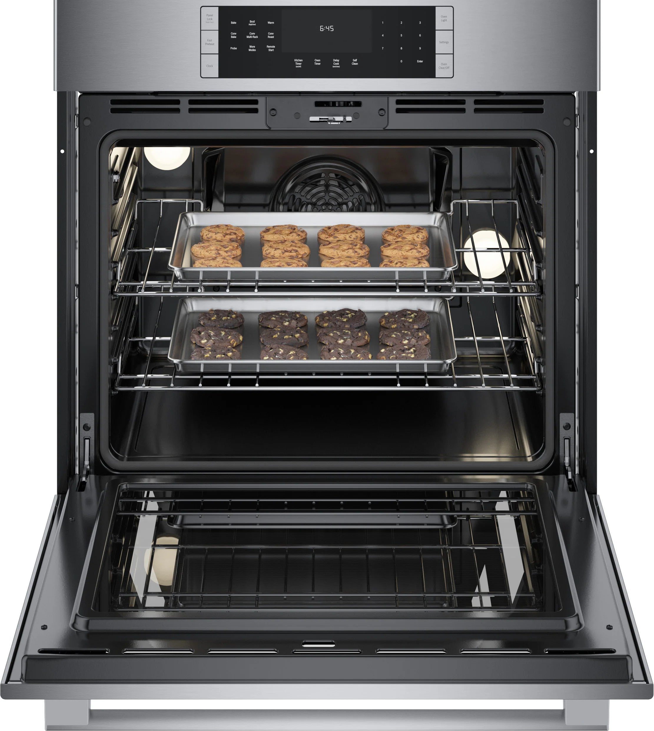 800 Series 30 Inch Single Electric Wall Oven True Convection and Self-Cleaning ( Stainless Steel )