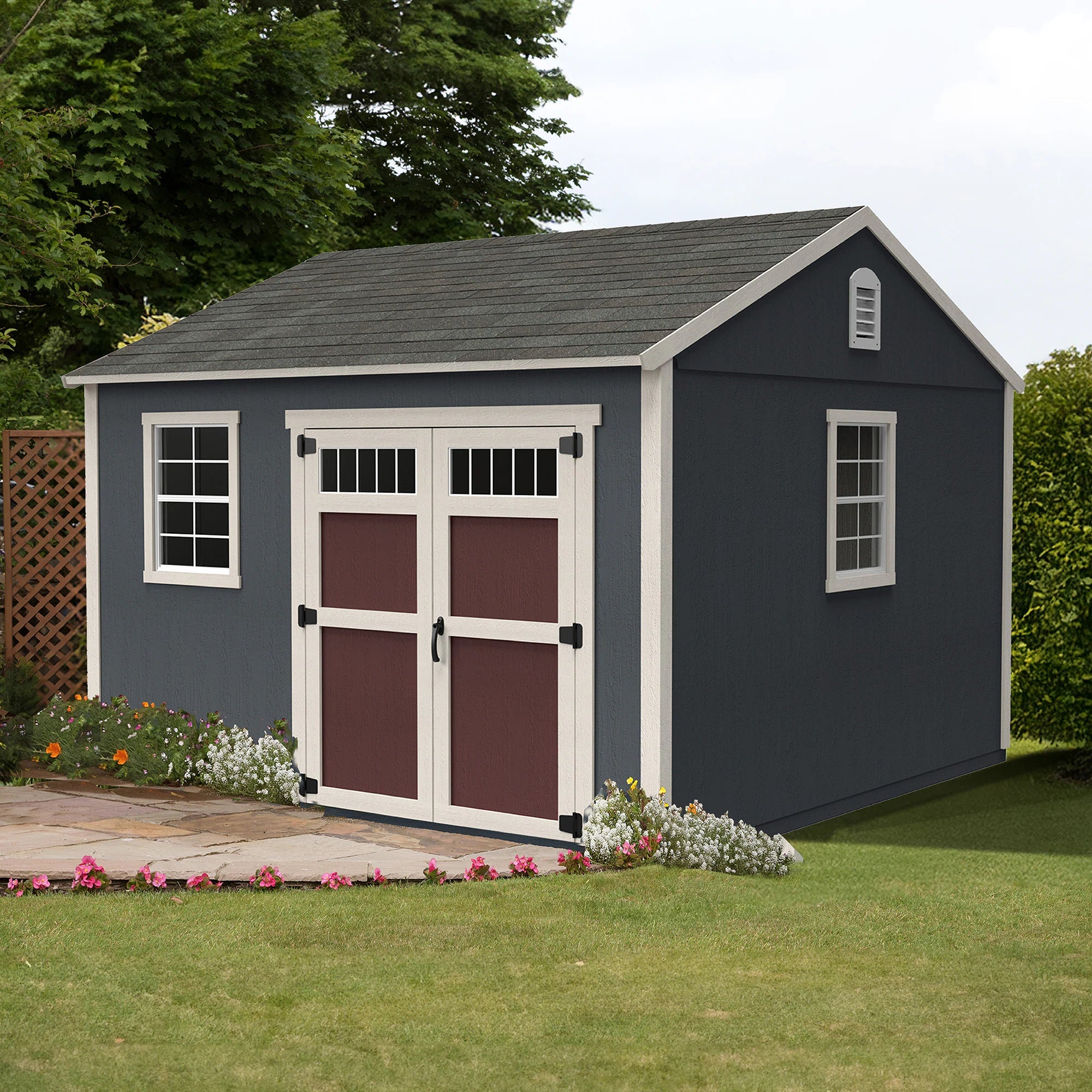 Lancaster 16-Ft X 10-Ft Wood Outdoor Storage Shed (Floor Included)