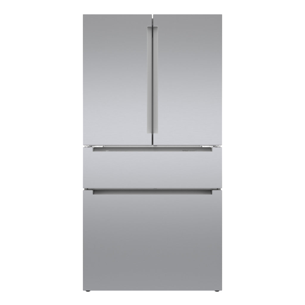 Counter-Depth 800 Series 21-Cu Ft 36-In Wide French Door Refrigerator with Ice Maker ( Stainless Steel ) ENERGY STAR Certified