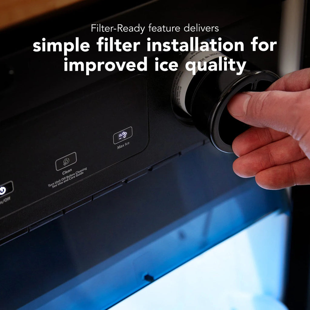 25-Lb Ice per Day Undercounter/Built-In Cubed Ice Maker ( Printshield Stainless Finish )