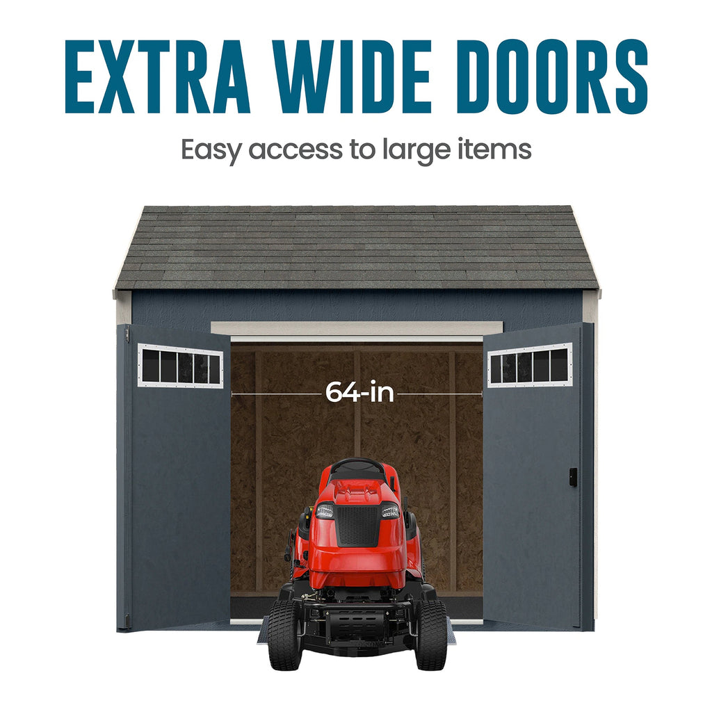 Lancaster 16-Ft X 10-Ft Wood Outdoor Storage Shed (Floor Included)