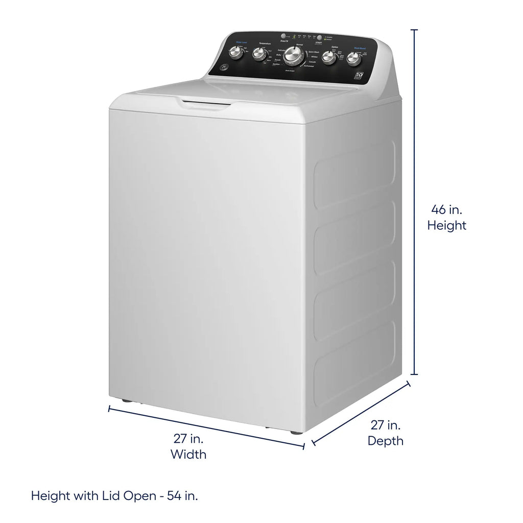 High Efficiency Agitator Lar ( 4.5-Cu Ft ) Top-Load Washer ( White )