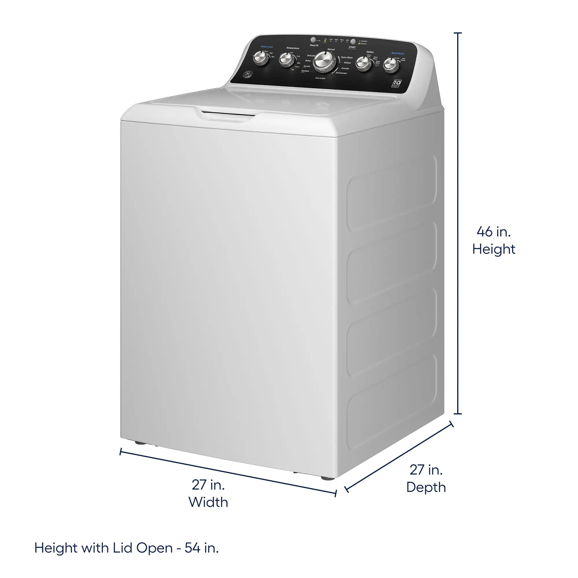 High Efficiency Agitator Lar ( 4.5-Cu Ft ) Top-Load Washer ( White )