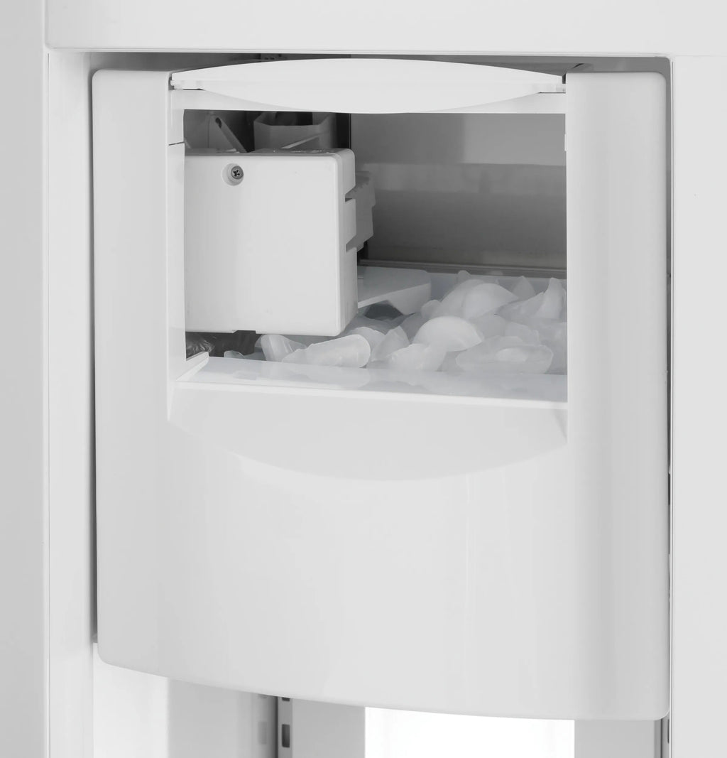 Profile 24.5-Cu Ft Counter-Depth 42-In Wide Side-By-Side Refrirator Built-In Smart Compatible with Ice Maker ,Water and Ice Dispenser ( Stainless Steel )