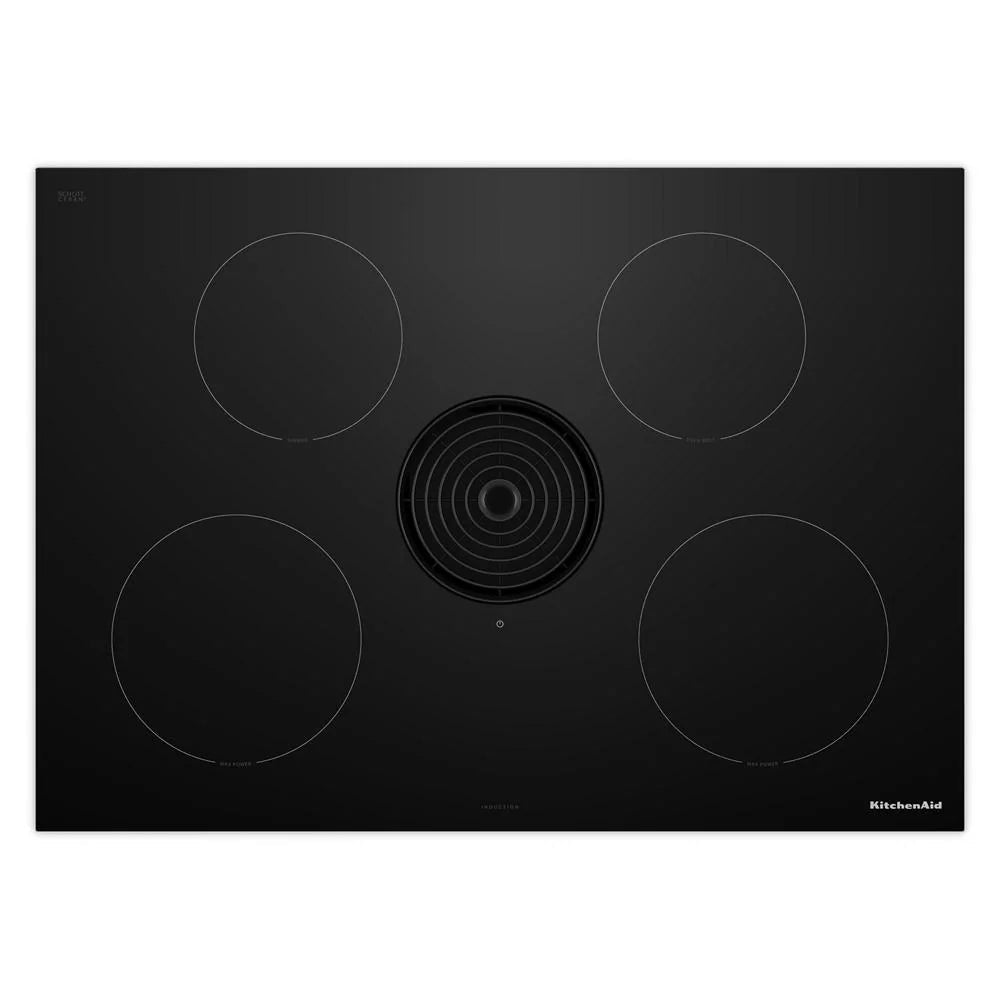 36-In 4 Burners Black Induction Cooktop