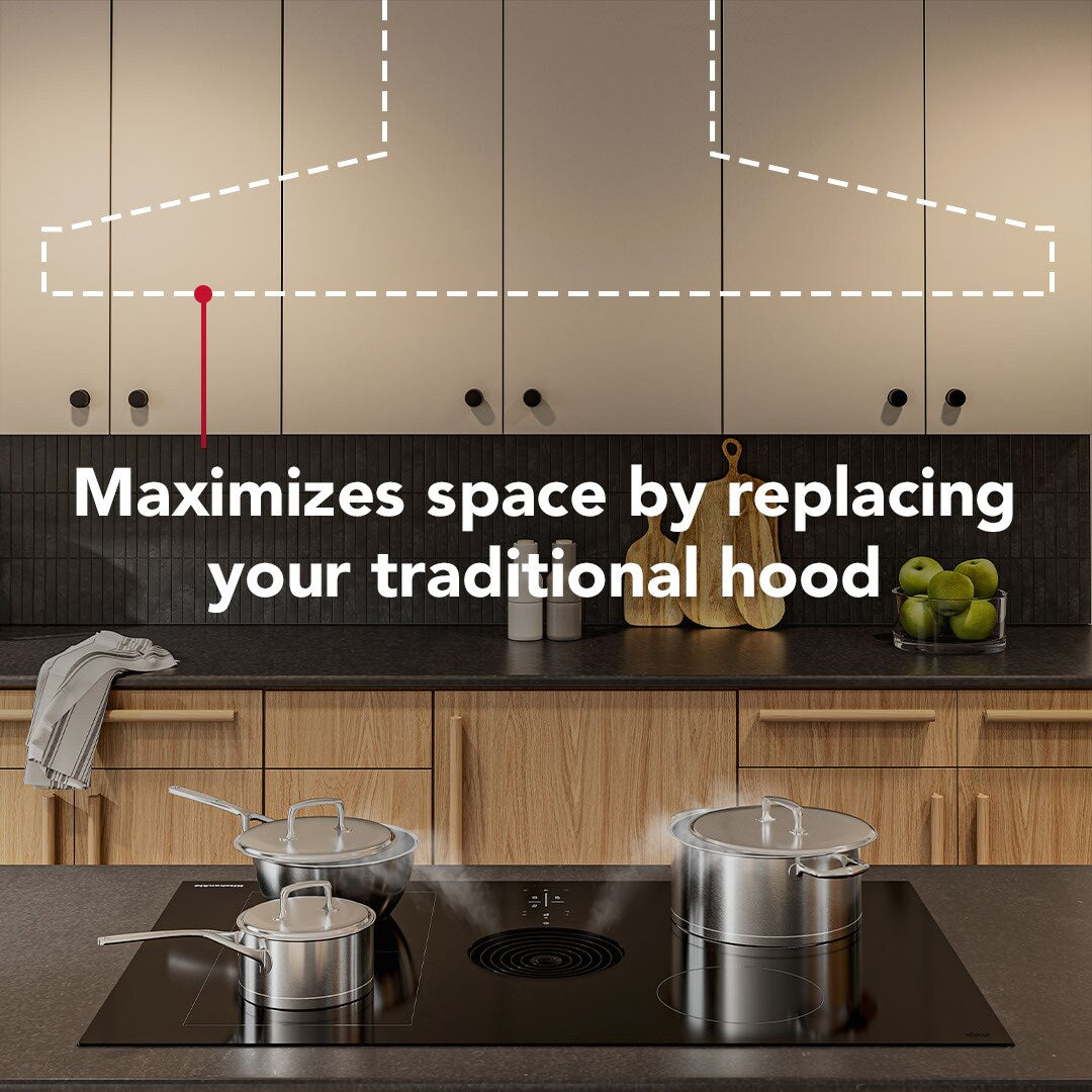 36-In 4 Burners Black Induction Cooktop