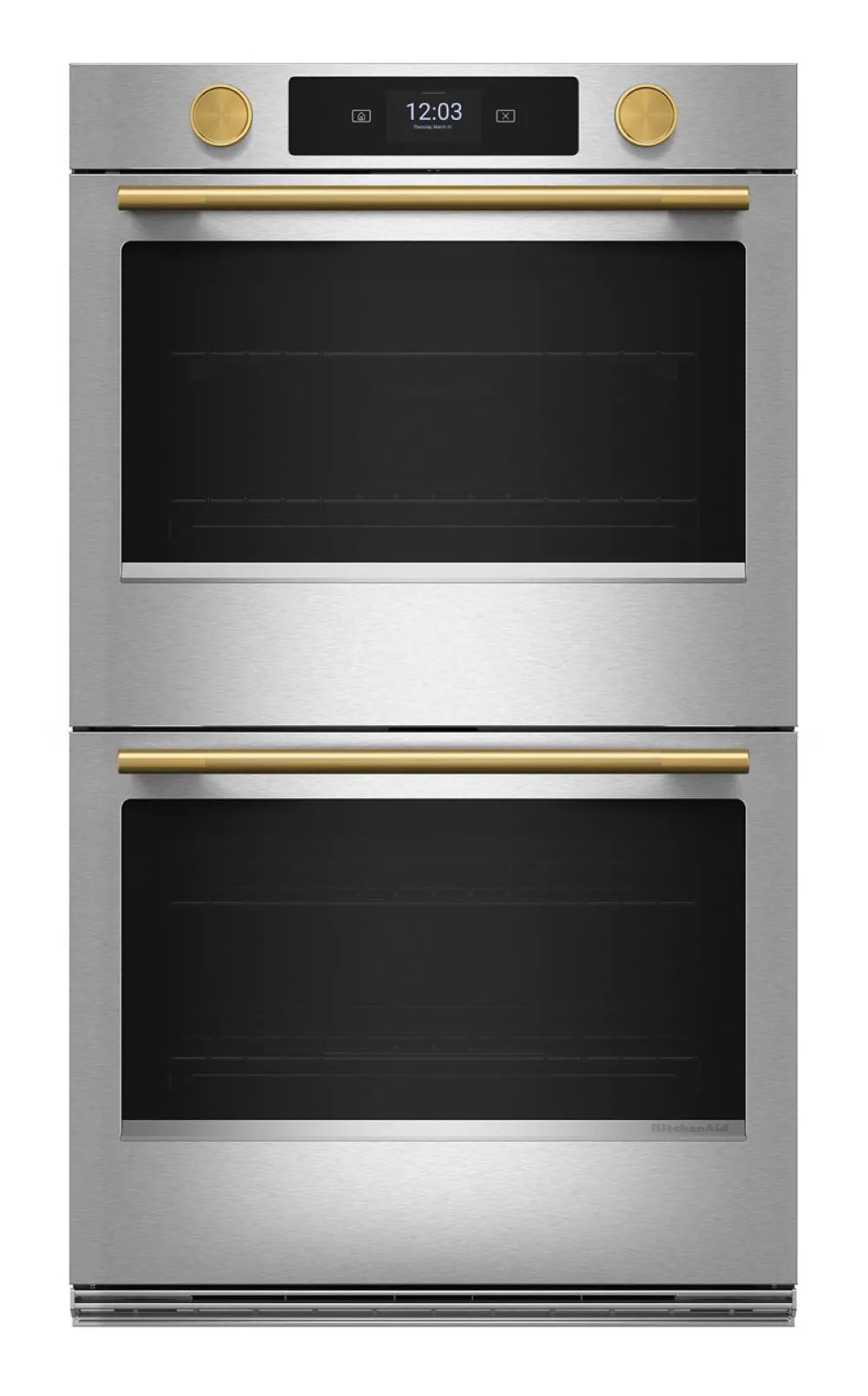 30 Inch Double Electric Wall Oven with Air Fry Steam Cleaning ( Printshield Stainless )
