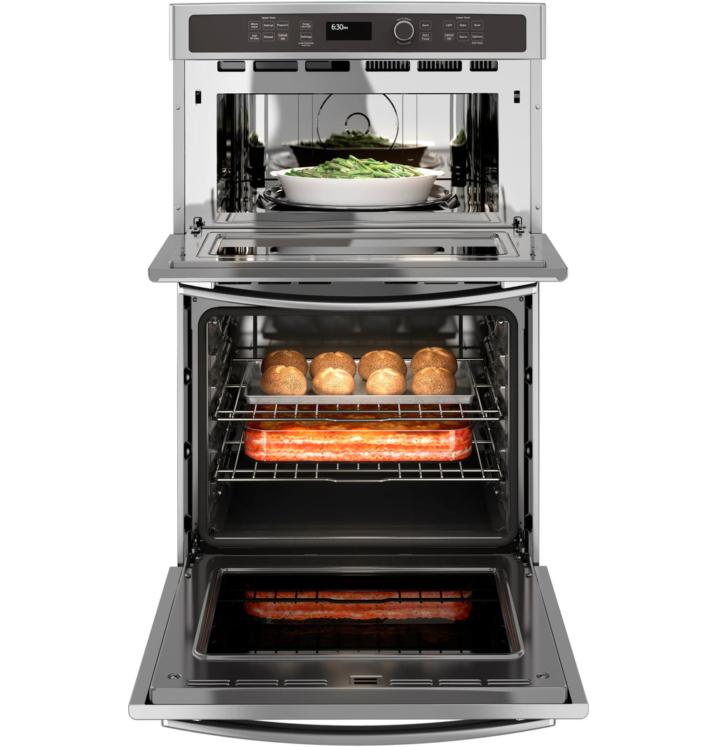 27 Inch Self-Cleaning Microwave Wall Oven Combo ( Stainless Steel )