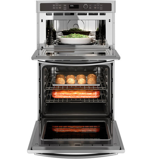 27 Inch Self-Cleaning Microwave Wall Oven Combo ( Stainless Steel )