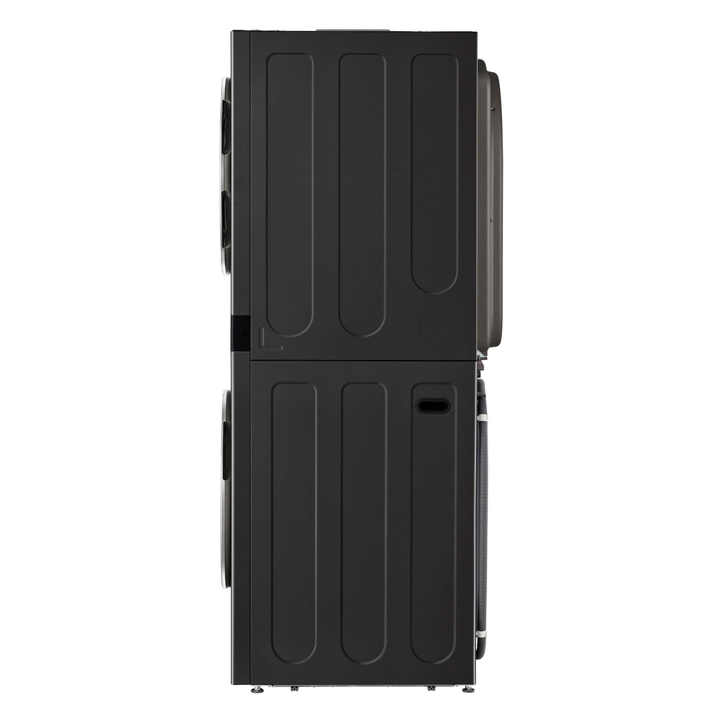 Ventless Heat Pump Washtower 5-Cu Ft Front Load Washer and 7.8-Cu Ft Electric Dryer Stacked Laundry Center ( Black Steel )