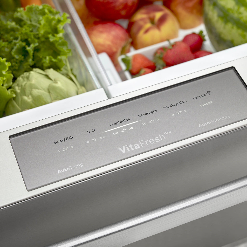 Counter-Depth 800 Series 21-Cu Ft 36-In Wide French Door Refrigerator with Ice Maker ( Stainless Steel ) ENERGY STAR Certified