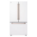 STUDIO Counter-Depth 26.5-Cu Ft 36-In Wide French Door Refrigerator with Ice Maker ( Essence White ) ENERGY STAR Certified