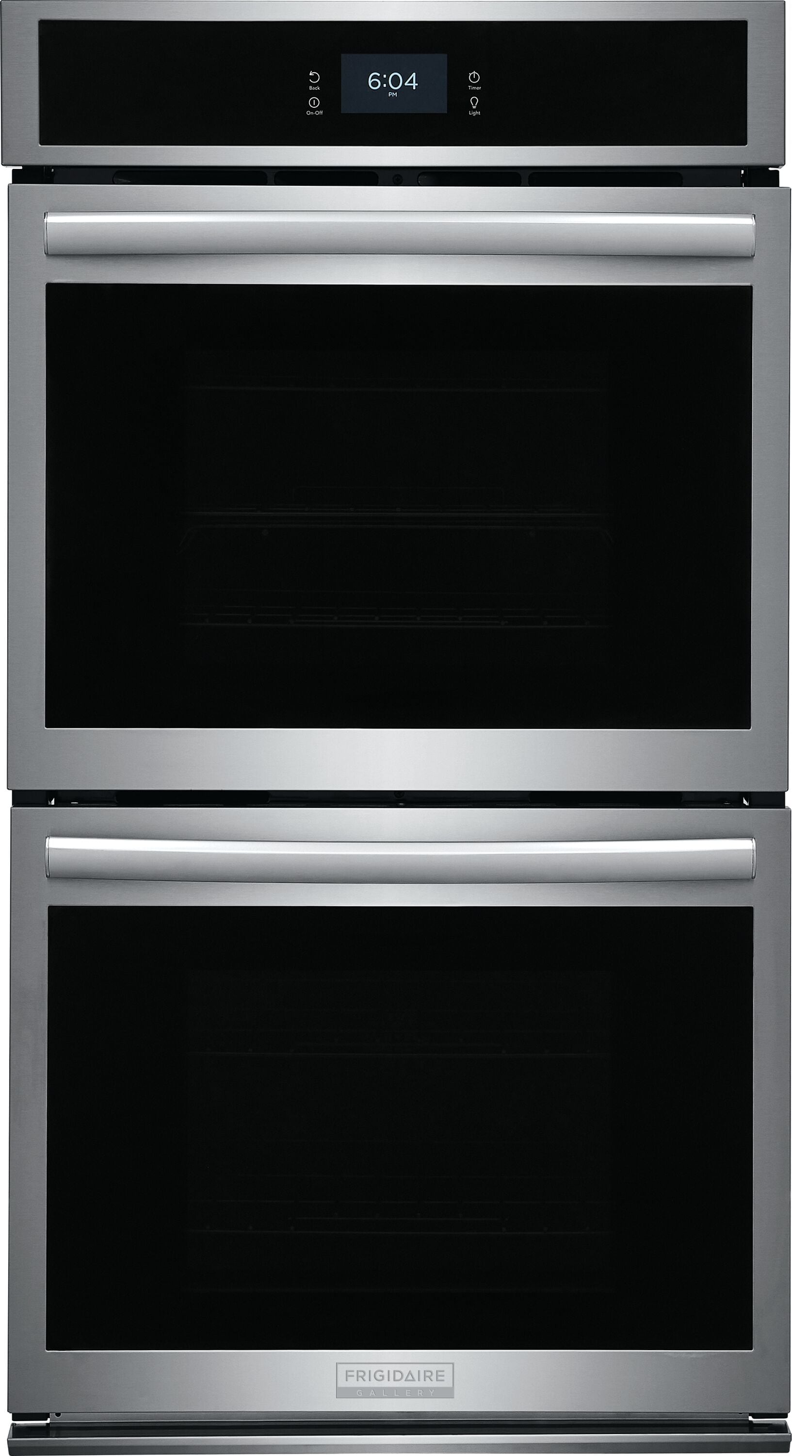 Gallery 27 Inch Double Electric Wall Oven with Air Fry Self + Steam Cleaning ( Fingerprint Resistant Stainless Steel )