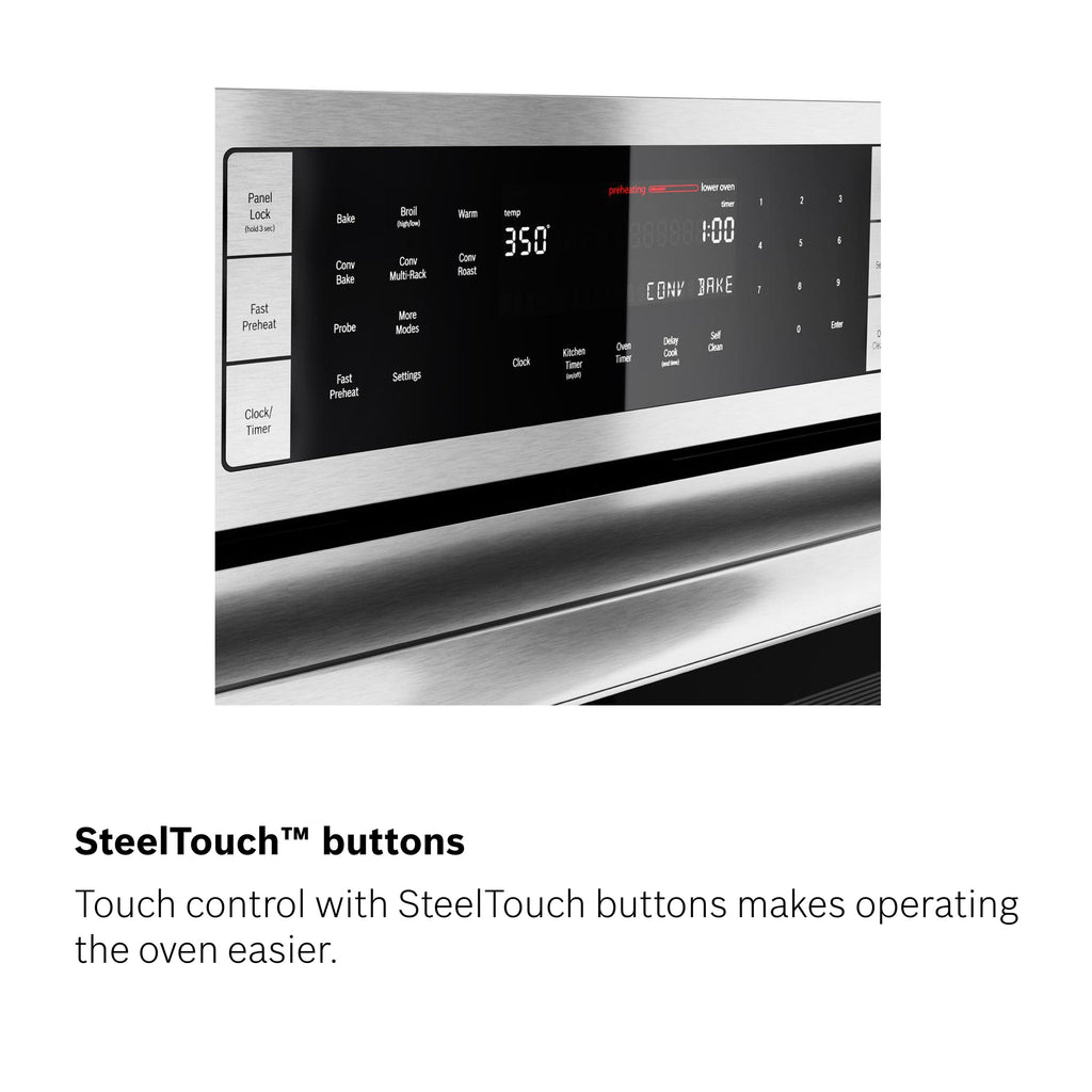 800 Series 30 Inch Double Electric Wall Oven Self-Cleaning ( Stainless Steel )