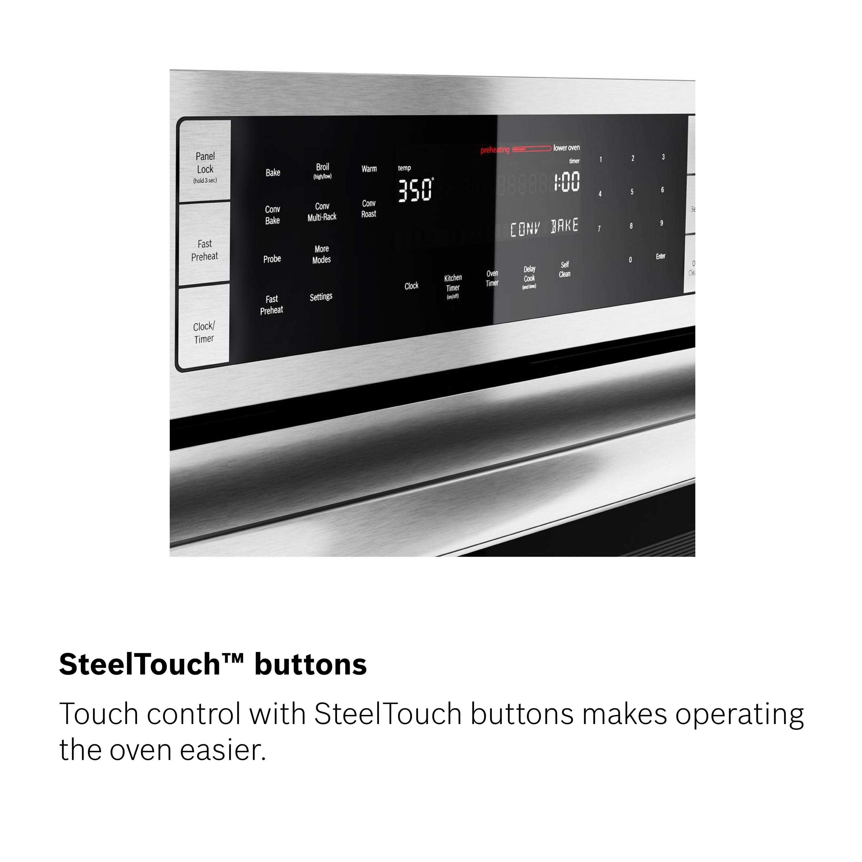 800 Series 30 Inch Double Electric Wall Oven Self-Cleaning ( Stainless Steel )