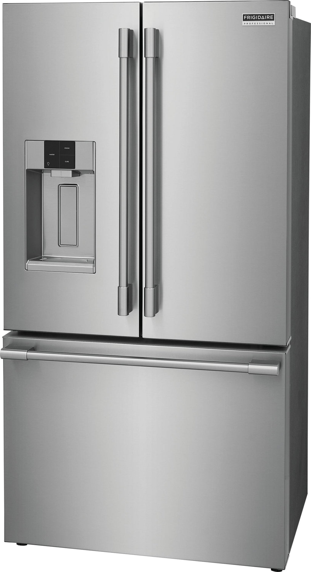 Professional Counter-Depth 22.6-Cu Ft 3 -Door 36-In Wide French Door Refrigerator with Dual Ice Maker ( Smudge-Proof Stainless Steel ) ENERGY STAR Certified