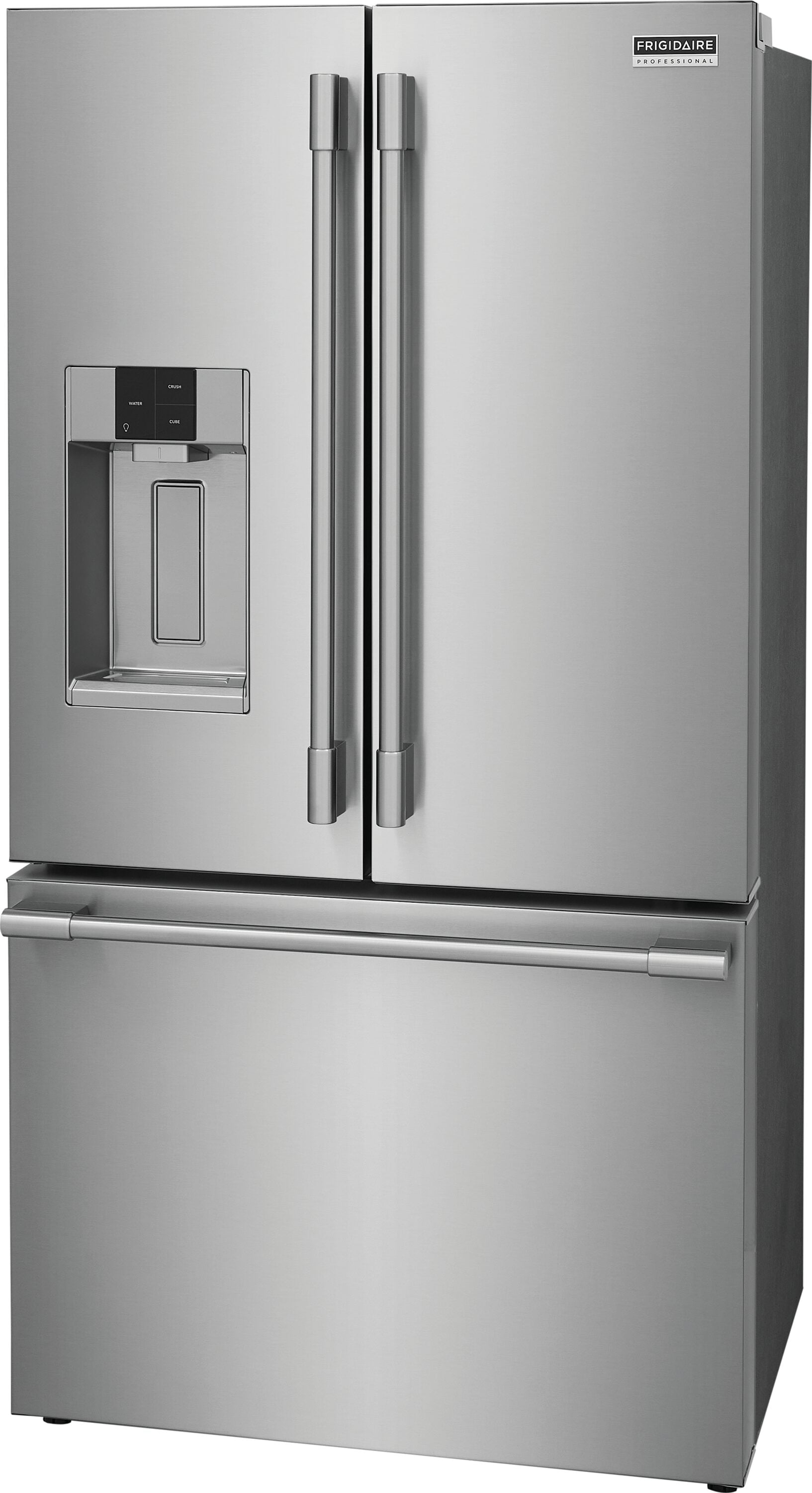 Professional Counter-Depth 22.6-Cu Ft 3 -Door 36-In Wide French Door Refrigerator with Dual Ice Maker ( Smudge-Proof Stainless Steel ) ENERGY STAR Certified