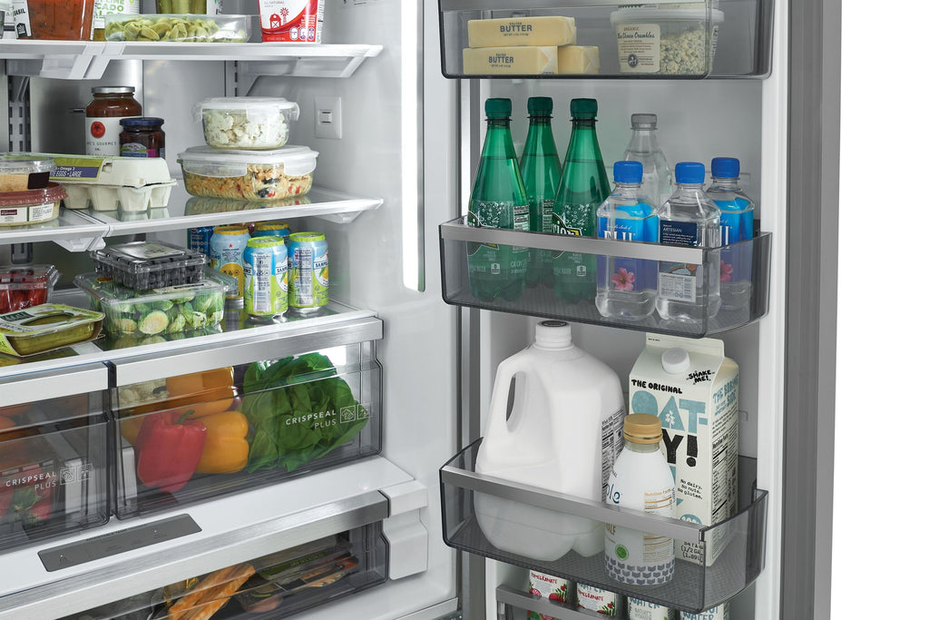 Professional Counter-Depth 23.3-Cu Ft 3 -Door 36-In Wide French Door Refrigerator with Ice Maker ( Smudge-Proof Stainless Steel ) ENERGY STAR Certified