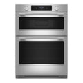 30 Inch Self + Steam Cleaning Air Fry Smart Compatible Microwave Wall Oven Combo ( Printshield Stainless )