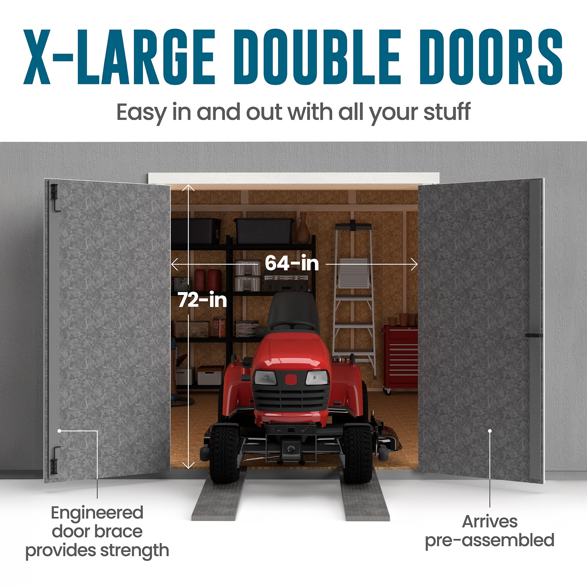 Summerhill 10-Ft X 12-Ft Installed Wood Outdoor Storage Shed (Floor Included)