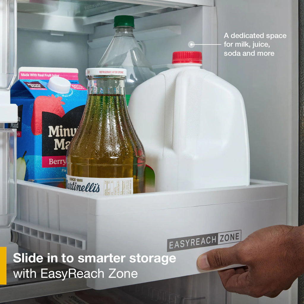 Counter-Depth Wide True Counter Depth 21.86-Cu Ft 36-In Wide French Door Refrigerator with Ice Maker ( Fingerprint-Resistant Stainless Finish ) ENERGY STAR Certified