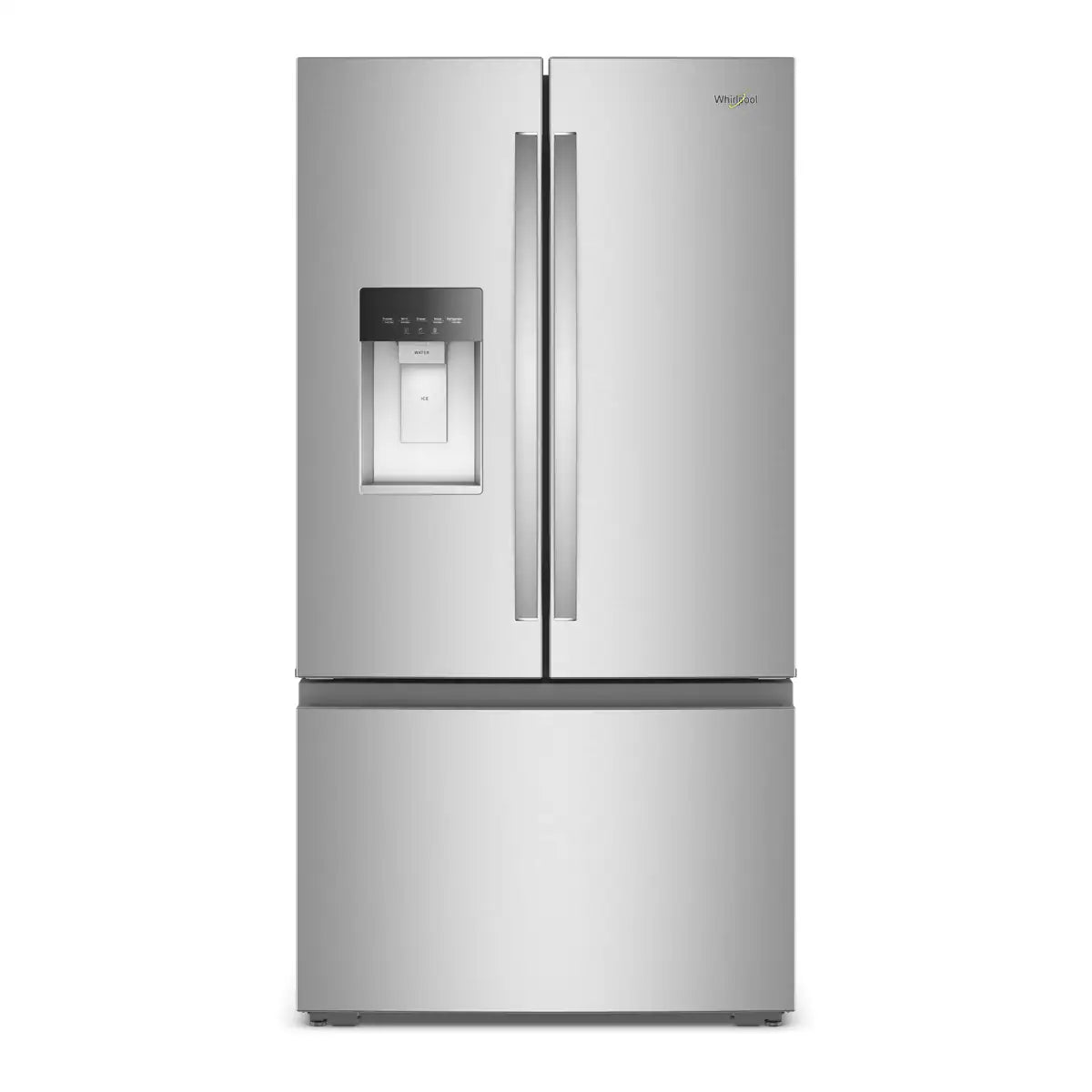 Counter-Depth 23.4-Cu Ft 36-In Wide French Door Refrigerator with Dual Ice Maker ( Fingerprint-Resistant Stainless Finish ) ENERGY STAR Certified