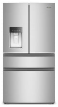 Counter-Depth Wide True Counter Depth 21.86-Cu Ft 36-In Wide French Door Refrigerator with Ice Maker ( Fingerprint-Resistant Stainless Finish ) ENERGY STAR Certified