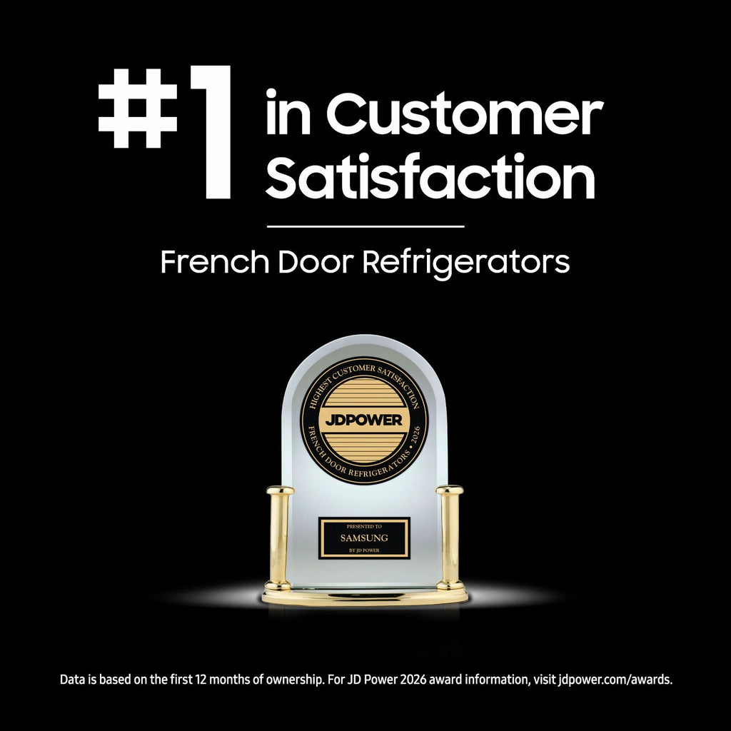 Bespoke AI Standard-Depth Family Hub 32" 29-Cu Ft 36-In Wide French Door Refrigerator with Dual Ice Maker and Door within Door ( Fingerprint Resistant Stainless Steel ) ENERGY STAR Certified