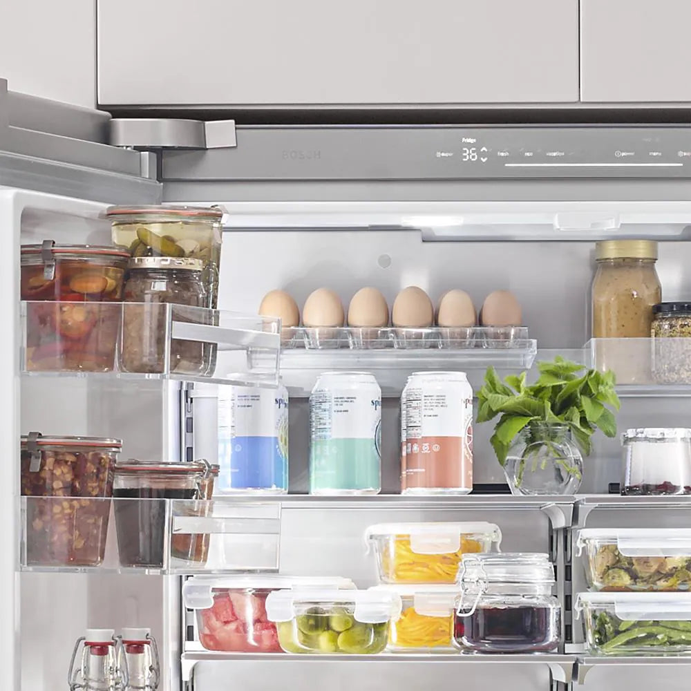 Counter-Depth 800 Series 21-Cu Ft 36-In Wide French Door Refrigerator with Ice Maker ( Stainless Steel ) ENERGY STAR Certified