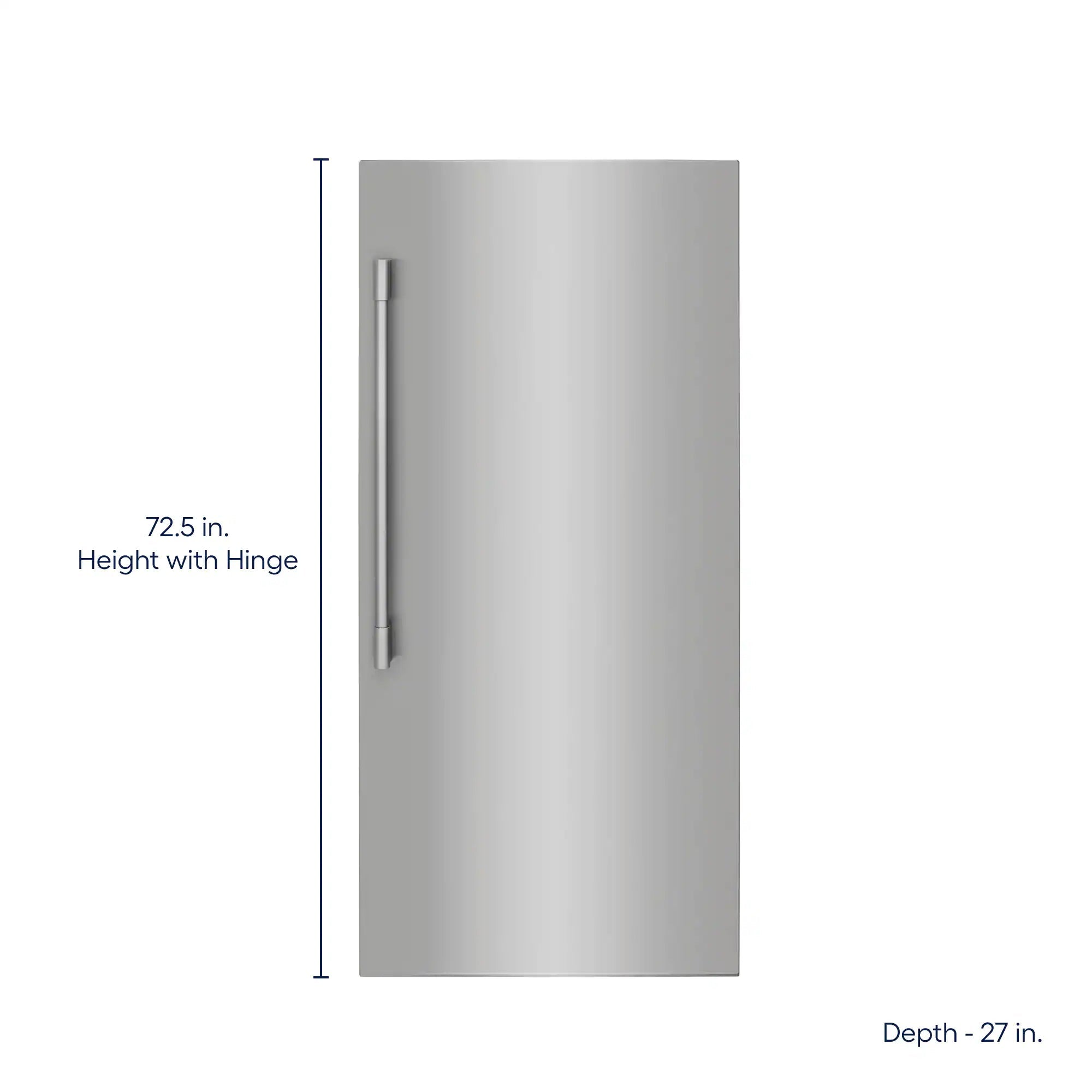 Professional 18.9-Cu Ft Freezerless Refrigerator ( Smudge-Proof Stainless Steel ) ENERGY STAR