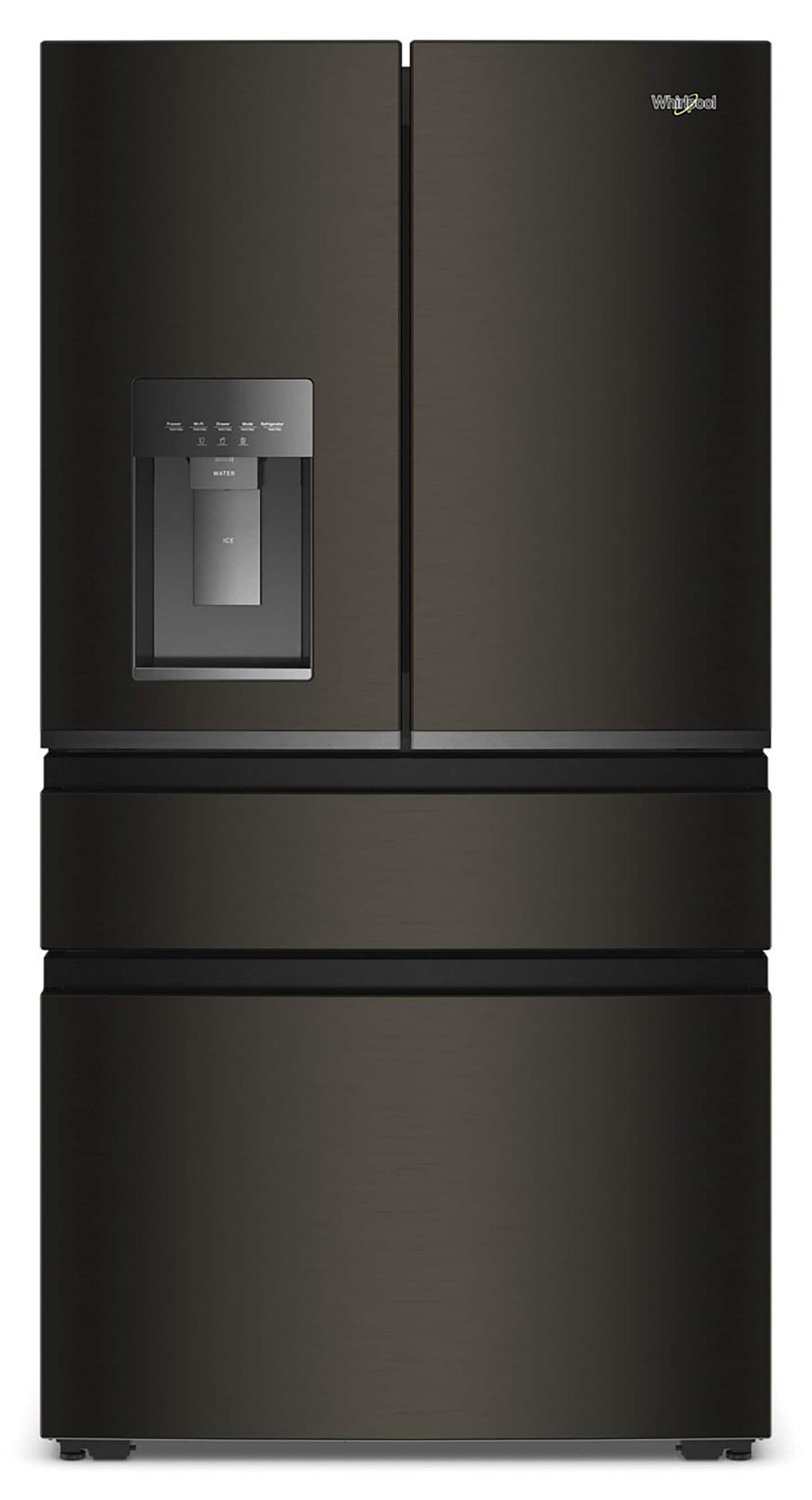 Counter-Depth 22-Cu Ft 36-In Wide French Door Refrigerator with Dual Ice Maker ( Fingerprint-Resistant Stainless Finish ) ENERGY STAR Certified