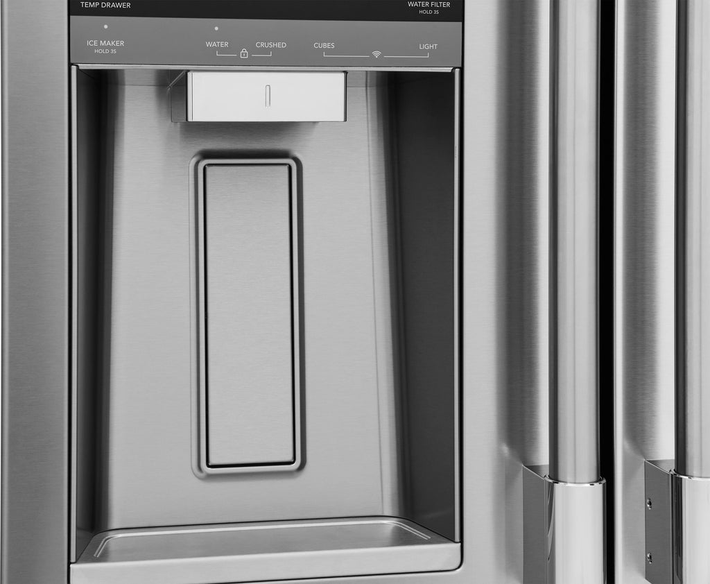 Professional Counter-Depth Professional 21.4-Cu Ft 36-In Wide French Door Refrigerator with Dual Ice Maker ( Smudge Proof Stainless Steel ) ENERGY STAR Certified
