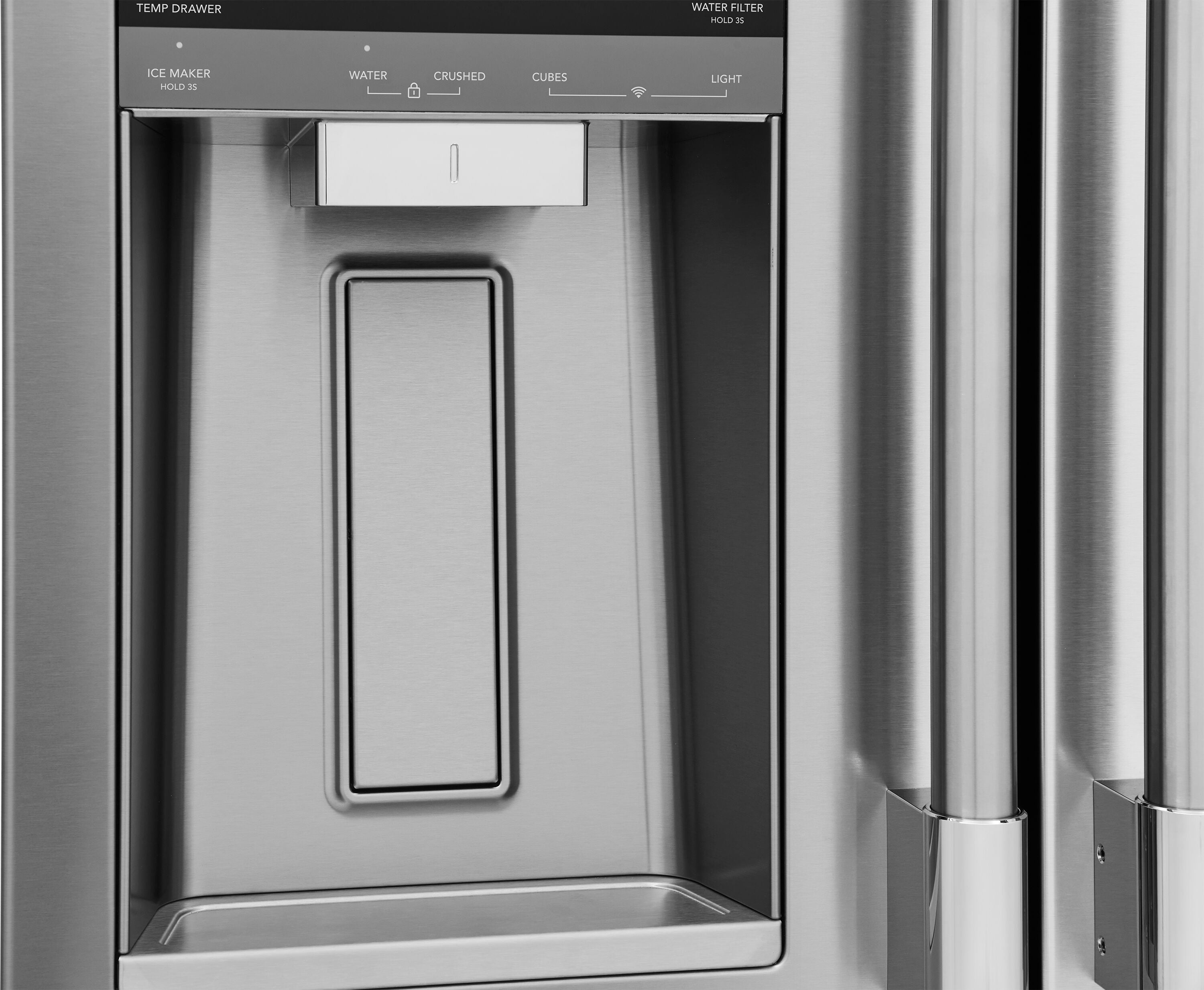 Professional Counter-Depth Professional 21.4-Cu Ft 36-In Wide French Door Refrigerator with Dual Ice Maker ( Smudge Proof Stainless Steel ) ENERGY STAR Certified