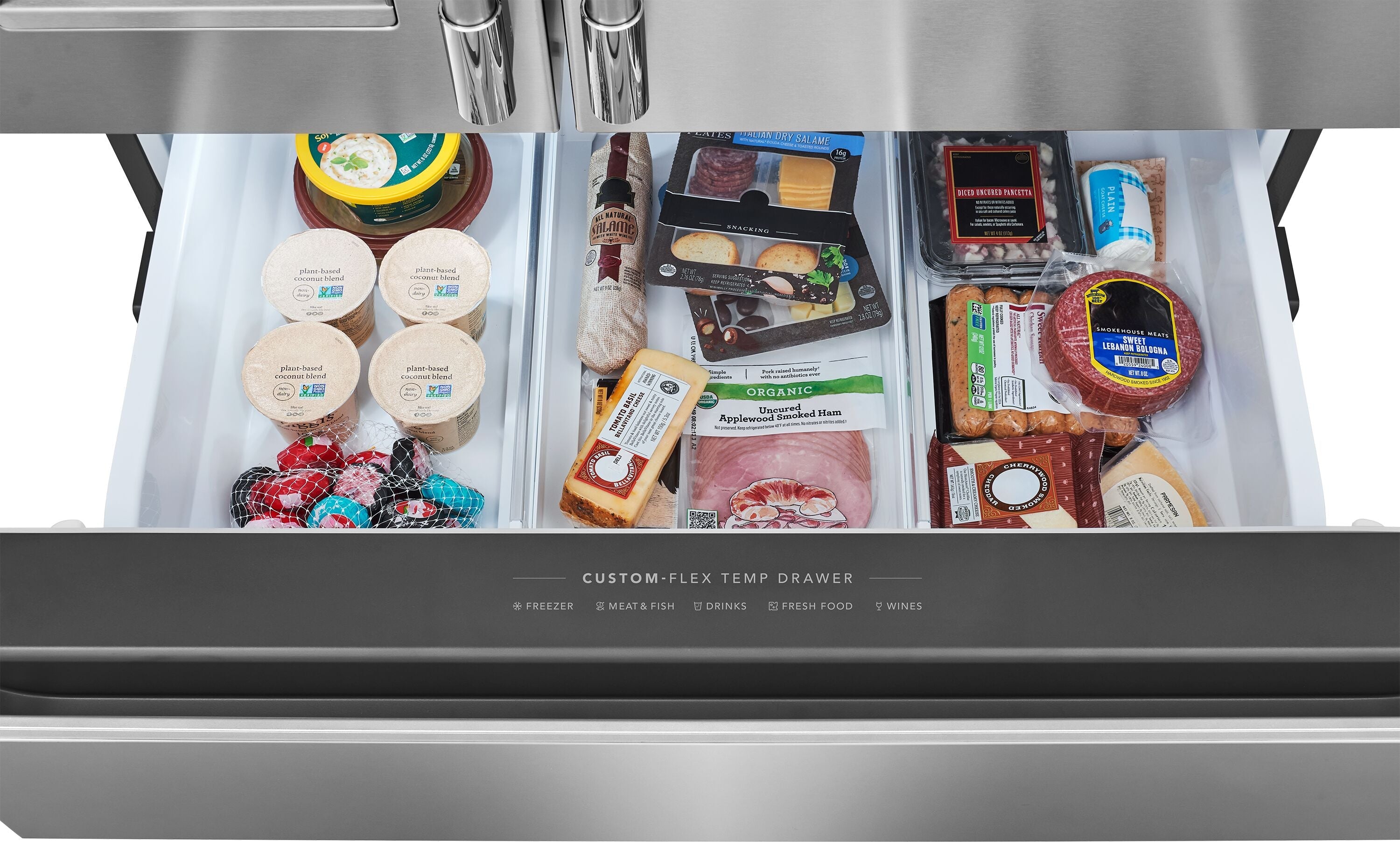 Professional Counter-Depth Professional 21.4-Cu Ft 36-In Wide French Door Refrigerator with Dual Ice Maker ( Smudge Proof Stainless Steel ) ENERGY STAR Certified