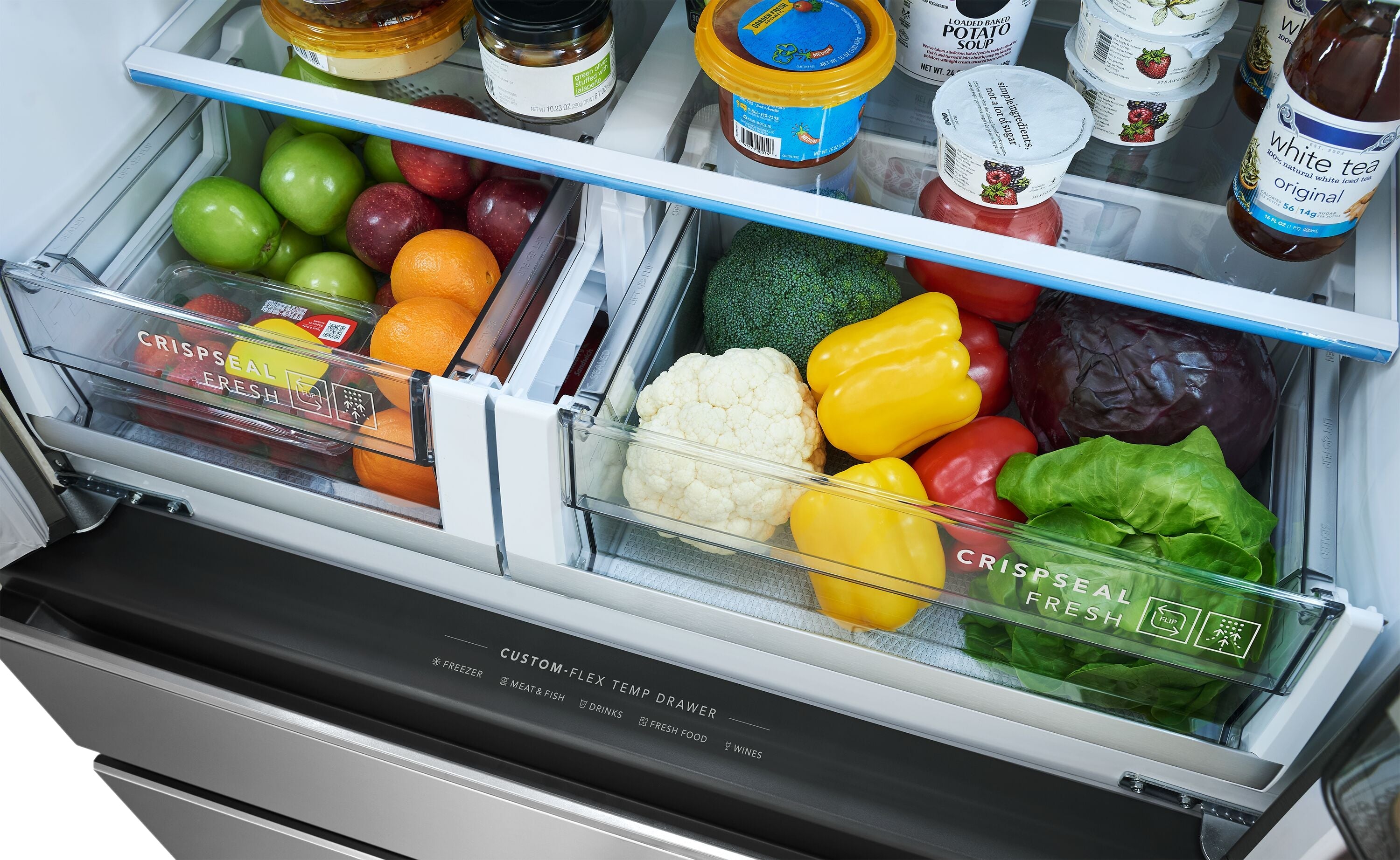 Professional Counter-Depth Professional 21.4-Cu Ft 36-In Wide French Door Refrigerator with Dual Ice Maker ( Smudge Proof Stainless Steel ) ENERGY STAR Certified
