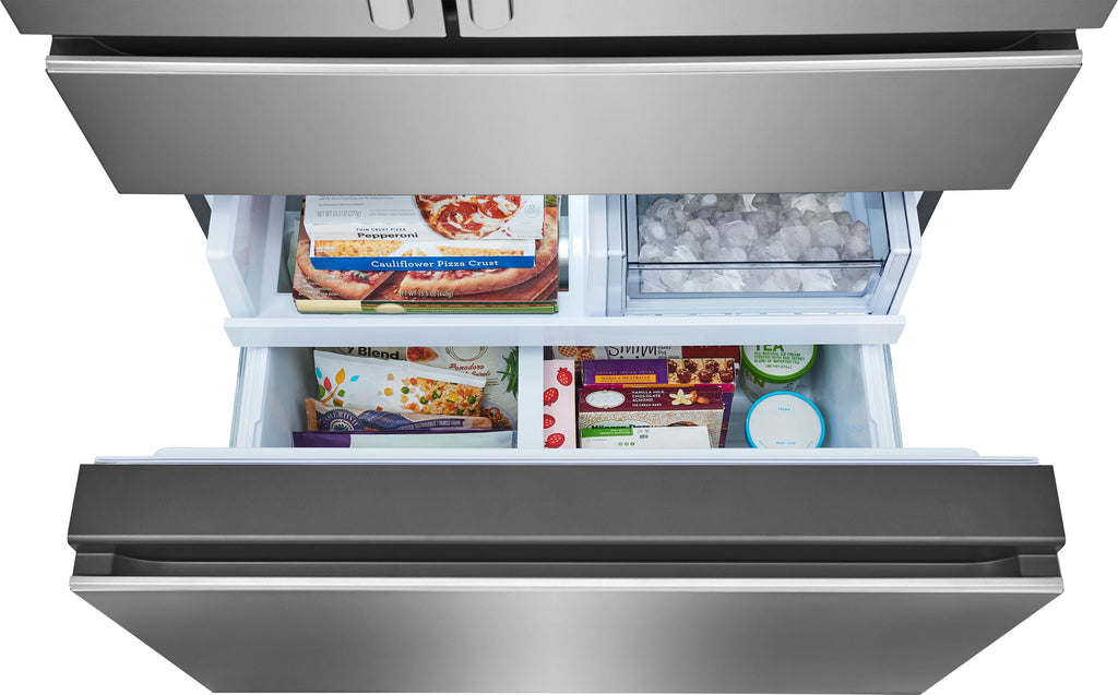 Professional Counter-Depth Professional 21.4-Cu Ft 36-In Wide French Door Refrigerator with Dual Ice Maker ( Smudge Proof Stainless Steel ) ENERGY STAR Certified