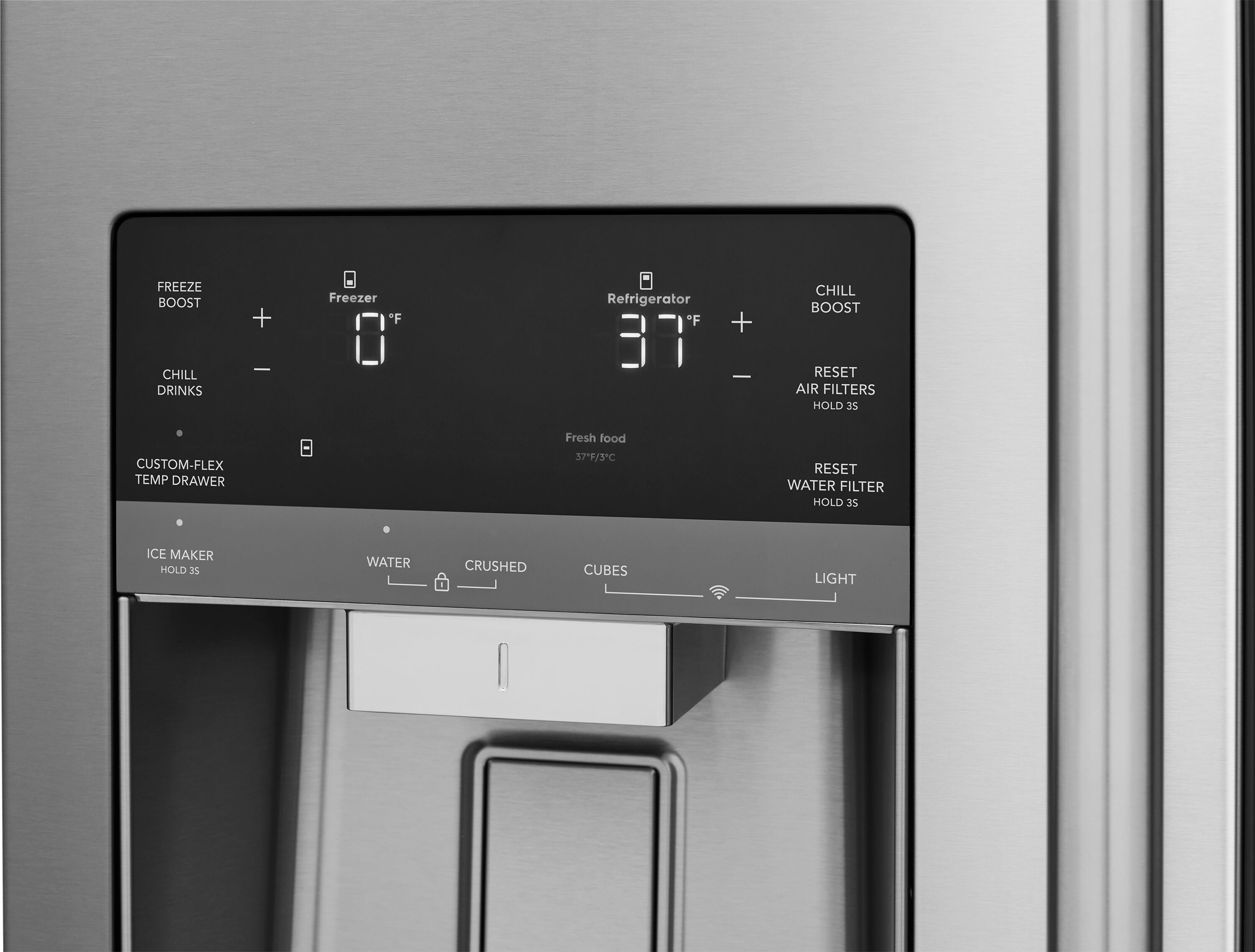 Professional Counter-Depth Professional 21.4-Cu Ft 36-In Wide French Door Refrigerator with Dual Ice Maker ( Smudge Proof Stainless Steel ) ENERGY STAR Certified