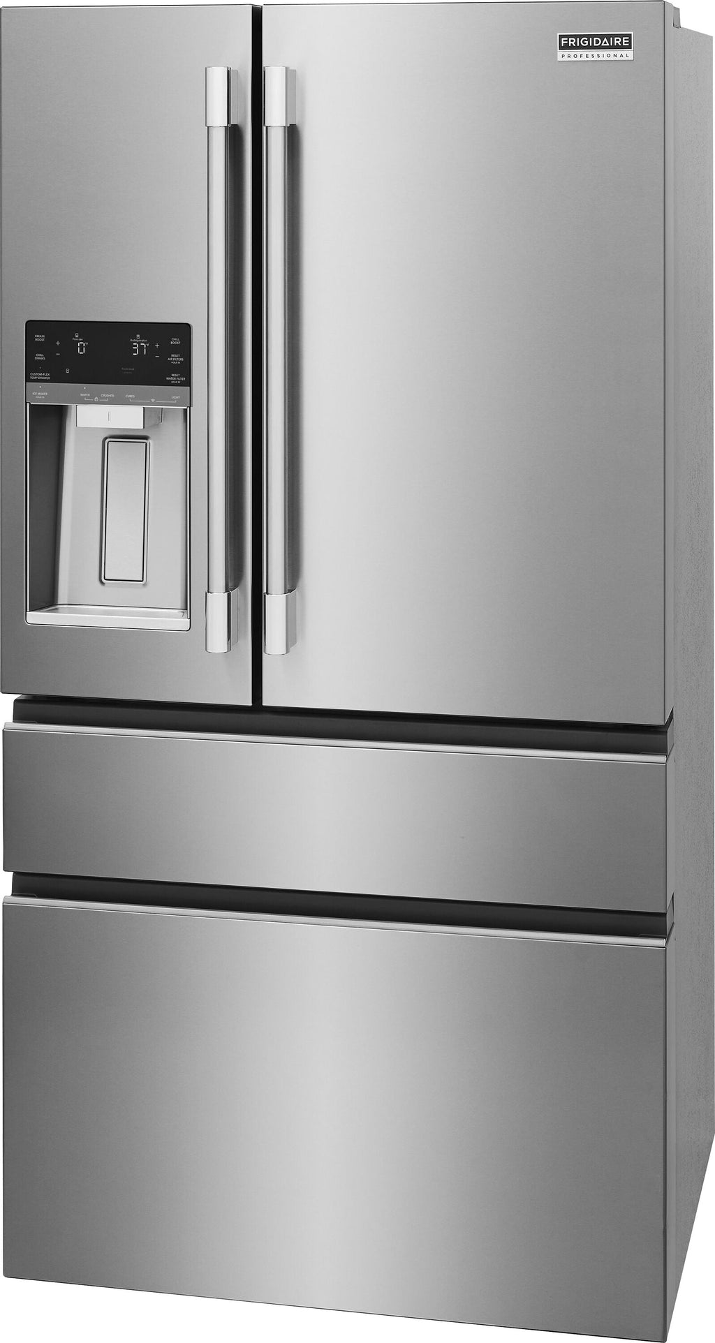 Professional Counter-Depth Professional 21.4-Cu Ft 36-In Wide French Door Refrigerator with Dual Ice Maker ( Smudge Proof Stainless Steel ) ENERGY STAR Certified