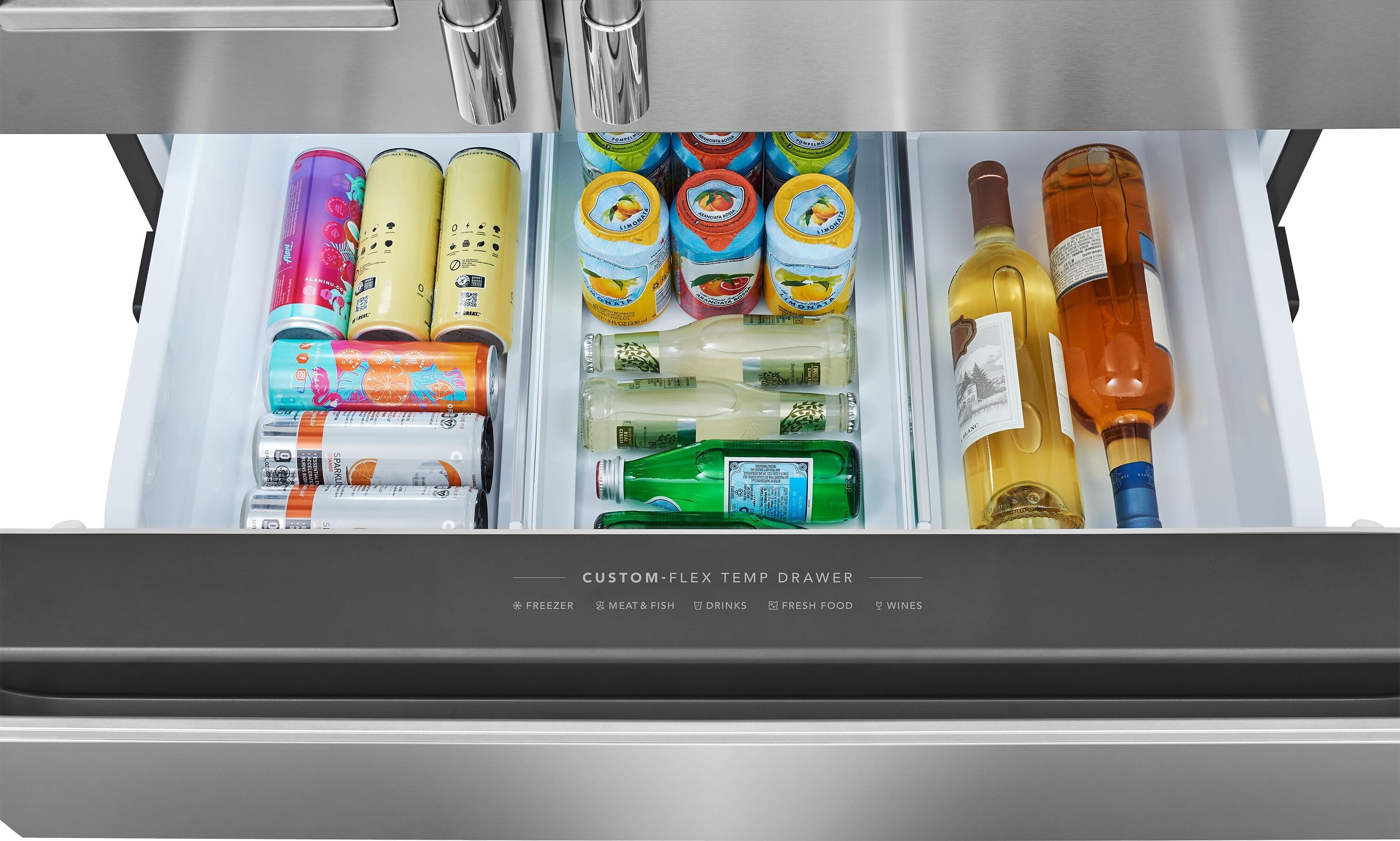 Professional Counter-Depth Professional 21.4-Cu Ft 36-In Wide French Door Refrigerator with Dual Ice Maker ( Smudge Proof Stainless Steel ) ENERGY STAR Certified