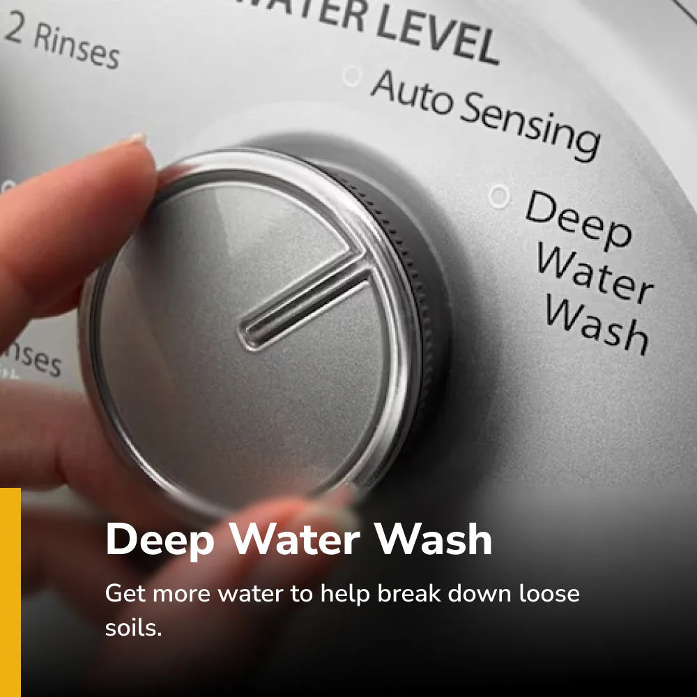 Deep Water Wash High Efficiency Agitator Small ( 3.5-Cu Ft ) Top-Load Washer ( White )