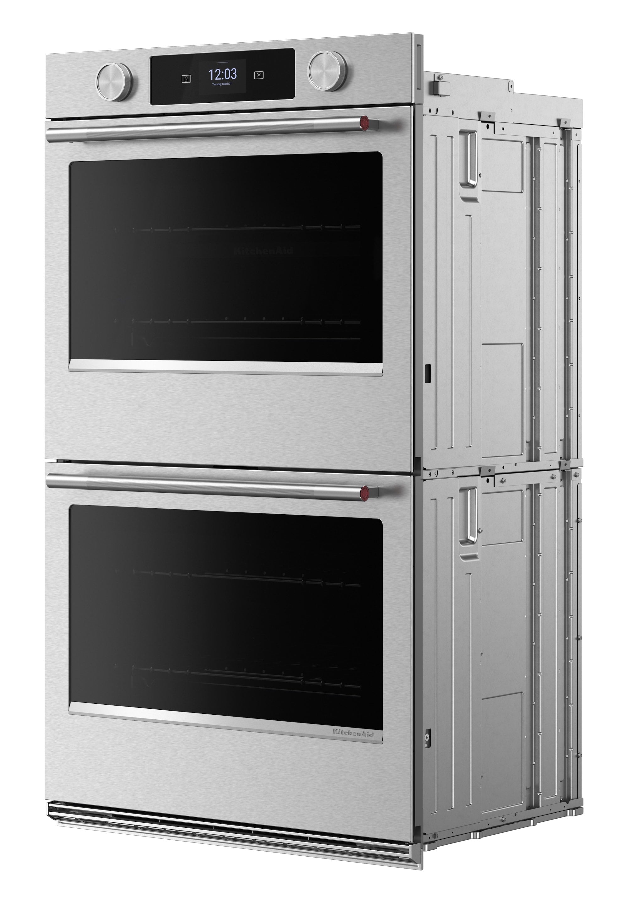 30 Inch Double Electric Wall Oven with Air Fry Steam Cleaning ( Printshield Stainless )