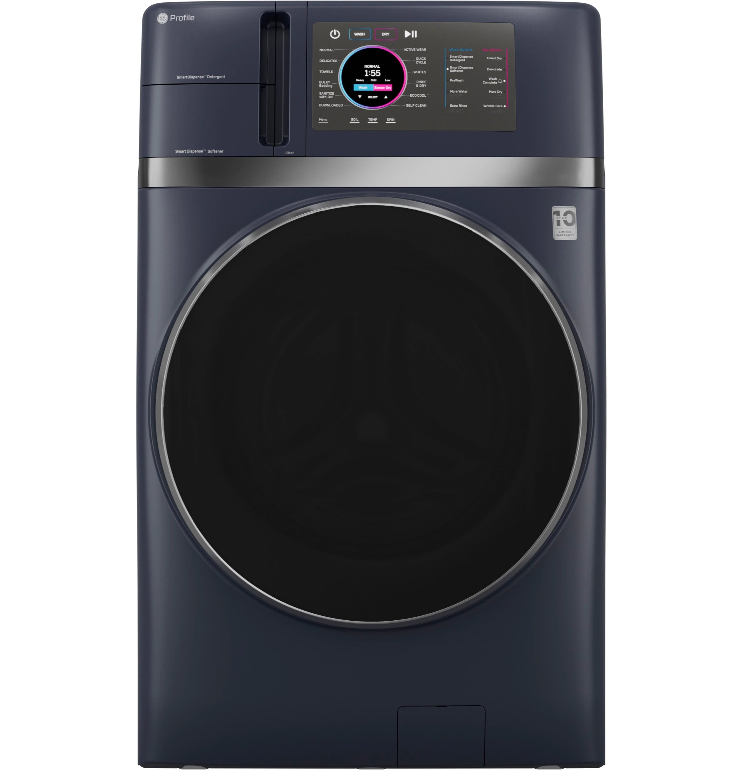Profile Ultrafast Combo 4.8-Cu Ft Ventless All-In-One Washer Dryer Combo ( Carbon Graphite )