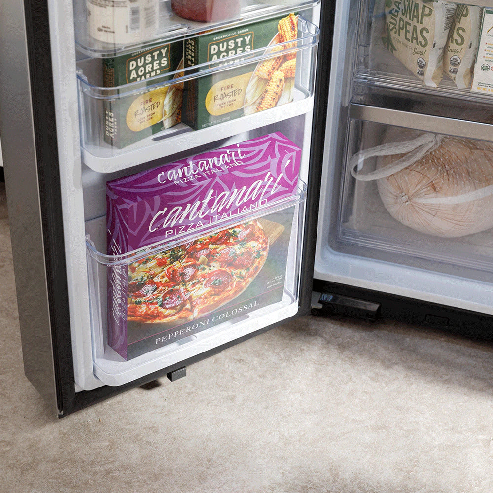Profile Standard-Depth 28.3-Cu Ft 36-In Wide French Door Refrirator with Ice Maker ( Finrprint-Resistant Stainless Steel ) ENERGY STAR Certified