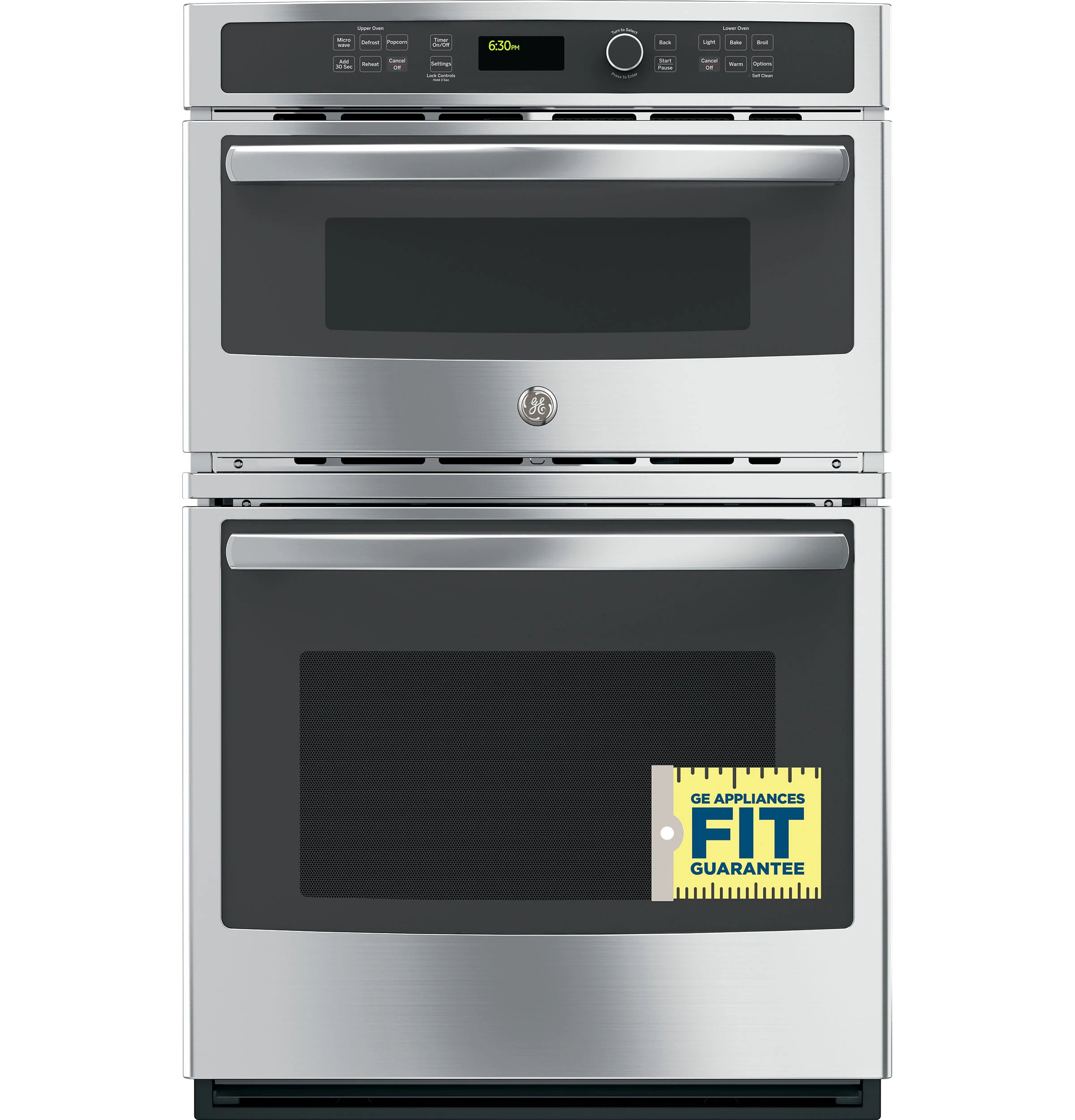 27 Inch Self-Cleaning Microwave Wall Oven Combo ( Stainless Steel )