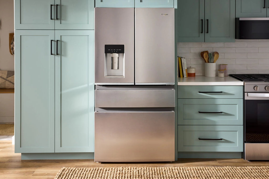 Counter-Depth Wide True Counter Depth 21.86-Cu Ft 36-In Wide French Door Refrigerator with Ice Maker ( Fingerprint-Resistant Stainless Finish ) ENERGY STAR Certified