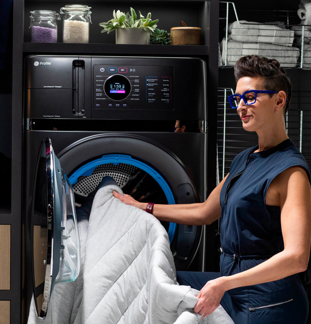 Profile Ultrafast Combo 4.8-Cu Ft Ventless All-In-One Washer Dryer Combo ( Carbon Graphite )