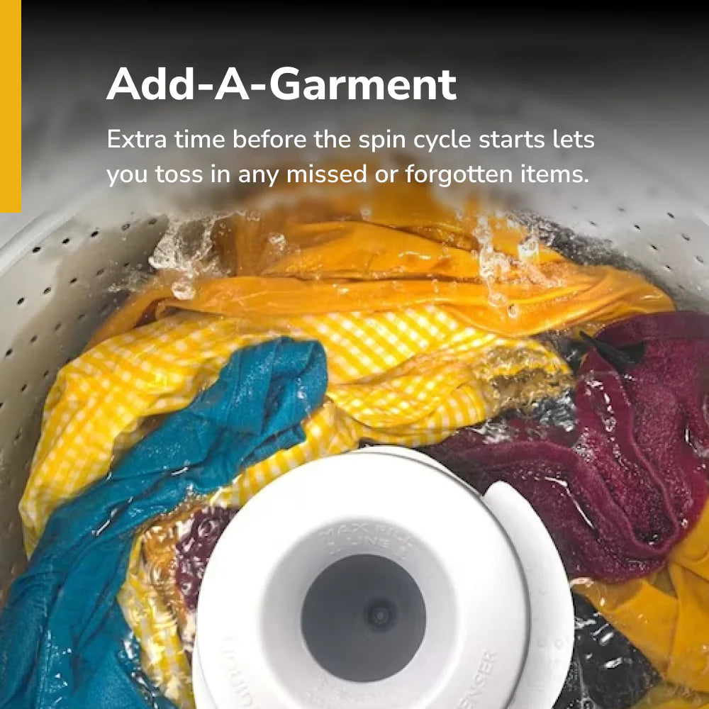 Deep Water Wash High Efficiency Agitator Small ( 3.5-Cu Ft ) Top-Load Washer ( White )