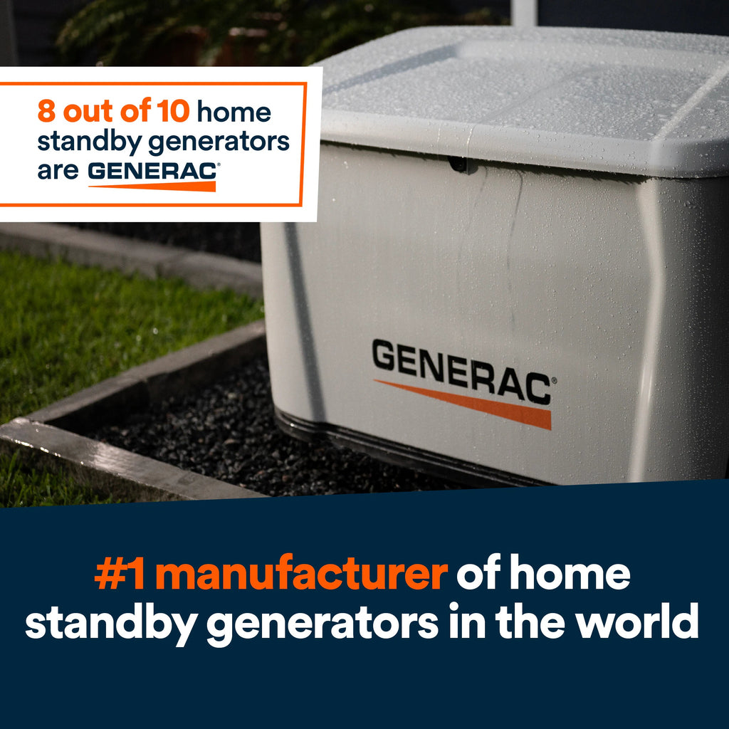 Next Generation 22000 -Watt Dual Fuel (Liquid Propane/Natural Gas) 200-Amp Home Standby Generator Automatic Transfer Switch Included