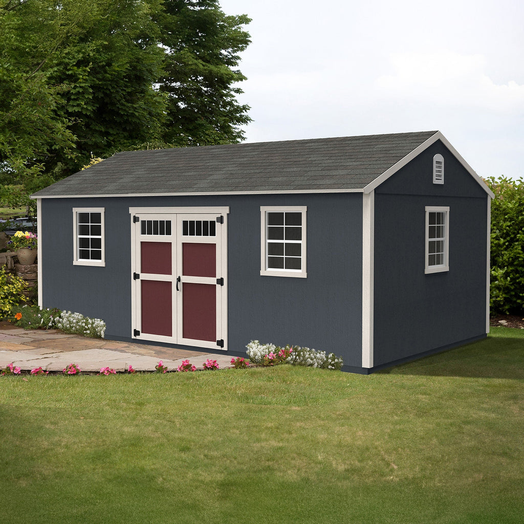 Lancaster 16-Ft X 10-Ft Wood Outdoor Storage Shed (Floor Included)