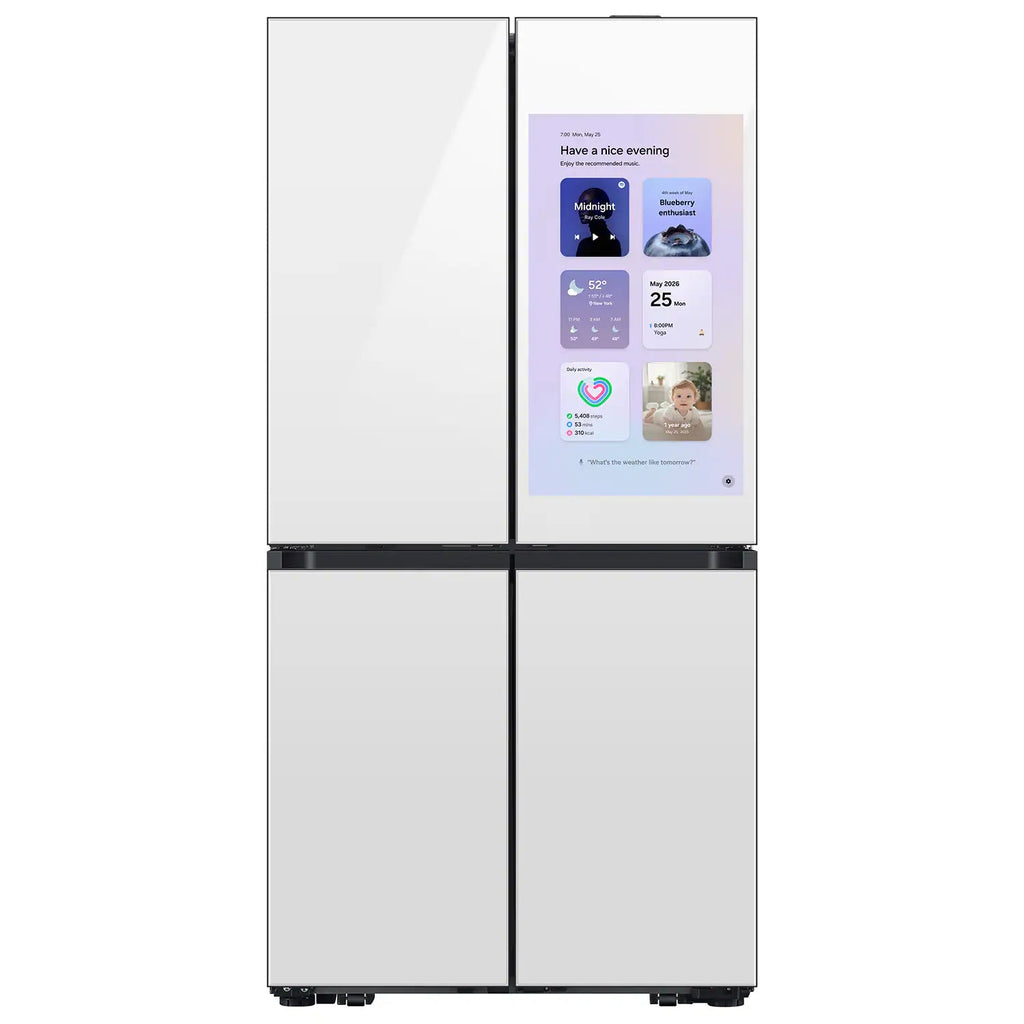 Bespoke AI Standard-Depth Family Hub 32" 29-Cu Ft 36-In Wide French Door Refrigerator with Dual Ice Maker and Door within Door ( Fingerprint Resistant Stainless Steel ) ENERGY STAR Certified